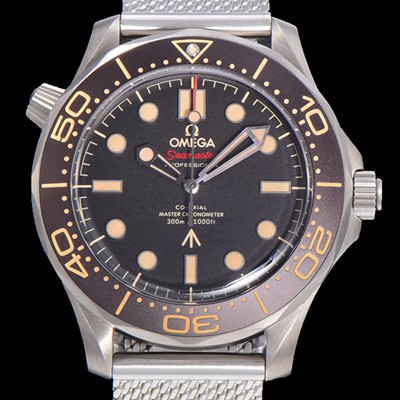 SA급 오메가남성용 씨마스터 다이버 210.90.42.20.01.001 코‑액시얼 마스터 크로노미터 300 007 티타늄 42mm 오토메틱 브라운다이얼 OMG14495 xx