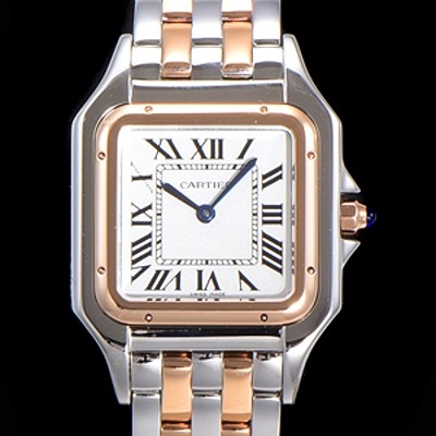 SA급 까르띠에 여성용 판테르 WSPN0007 37mm 메탈줄 18k 로즈골드 화이트다이얼 쿼츠므브먼트 car81790 xx