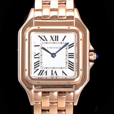 SA급 까르띠에 여성용 판테르 WSPN0007 37mm 메탈줄 18k 로즈골드 화이트다이얼 쿼츠므브먼트 car81795 xx