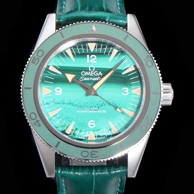 SA급 오메가남성용 2021 씨마스터 300 Co-Axial 크로노미터 234.93.41.21.99.001 오토매틱 므브먼트 41mm 그린다이얼 OMG12788 xx