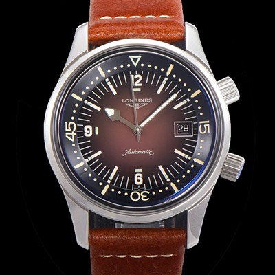 SA급 론진 남성용 해리티지 오토매틱 Cal.L888.5 타입 42mm 가죽줄 래드다이얼  lon2915 xx