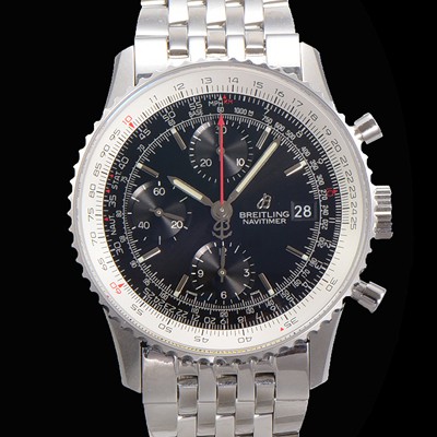 SA급 브라이틀링 남성용 네비타이머 크로노그래프 ETA7750-2 타입 오토매틱 41mm 메탈줄 블랙다이얼 bre3129 xx