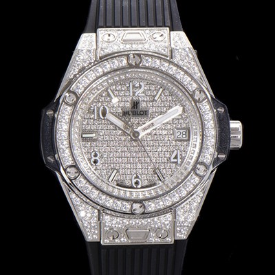 SA급 휴블렛 남여공용 빅뱅 오토매틱 HUB1710타입 39mm 다이아/보석 세팅 우레탄밴드 보석다이얼 hub5912 xx