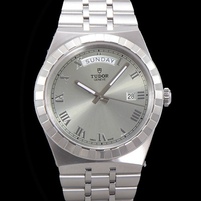 SA급 튜더 남성용 로얄 워치 오토매틱 스위스 ETA2836-2 타입 41mm 메탈줄 실버다이얼 tud5152 xx