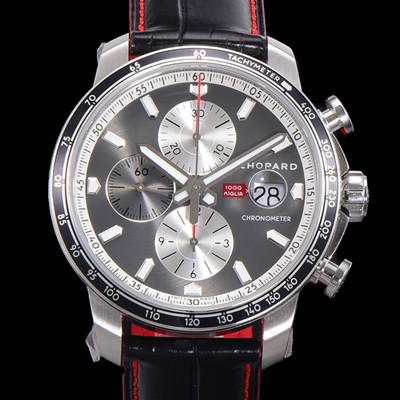 SA급 쇼파드 남성용 밀러 밀가리아 Ref.168571 오토매틱 크로노그래프 아시안 7750-2타입 44mm 가죽줄 그레이다이얼  cho3192 xx