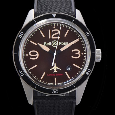 SA급 벨앤로즈 남성용 빈티지  BR 123 Falcon ETA2836-2 타입 오토매틱 41mm 우레탄줄 브라운다이얼 bel1125 xx