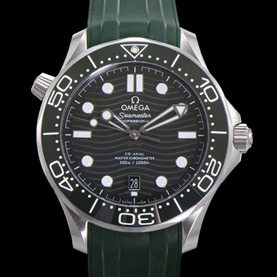 SA급 오메가 남성용 신상출시! 210.32.42.20.10.001 씨마스터 다이버 300M 코-액시얼 마스터 크로노미터 오토매틱 Cal.8800 타입 42mm 메탈줄 그린다이얼 omg3129 xx