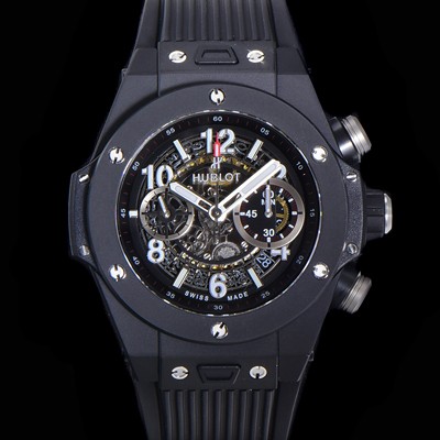SA급 휴블렛 남성용 빅뱅 유니코 45mm 오토매틱 HUB1242타입 PVD제질 러버줄 스켈래톤 다이얼  hub5113 xx