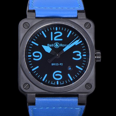 SA급 벨앤로즈 남성용시계 BR03 오토매틱 미요타 9015타입 세라믹케이스 42mm 러버줄 블랙다이얼 bel2696 xx