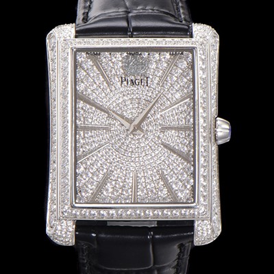 SA급 피아제 남성용 블랙티 오토매틱 ETA2824-2 타입 32mm 풀 다이아몬드 보석다이얼  pia8684 xx