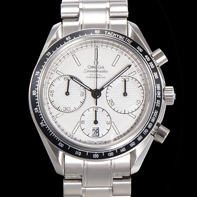 SA급 오메가 남성용시계 뉴 레이싱 크로노 스프드마스터 레이싱 크로노그래프 오토매틱 ETA7750-2 타입 40mm 메탈줄시계 화이트다이얼 omg8622 xx