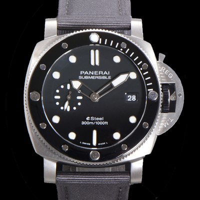 SA급 파네라이 남성용 서브머시블 팸 PAM01288 오토매틱 Cal P. 900 타입 44mm 나토천밴드 블랙다이얼 pan6869 xx