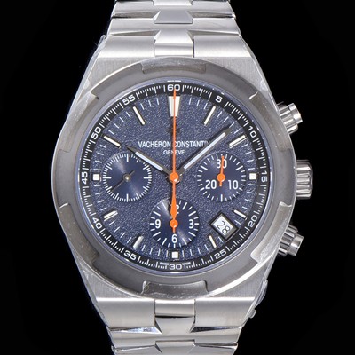 SA급 바쉐런콘스탄틴 남성용 오버시즈 크로노그래프 42mm 오토매틱 5500S 메탈줄 그레이다이얼 vac5921 xx