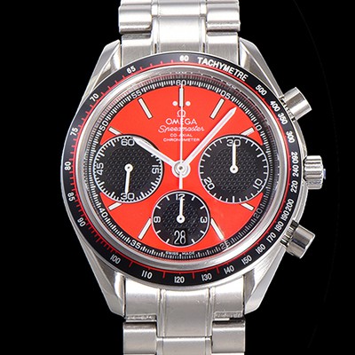 SA급 오메가 남성용시계 뉴 레이싱 크로노 스프드마스터 레이싱 크로노그래프 오토매틱 ETA7750-2 타입 40mm 메탈줄시계 래드다이얼 omg8486 xx