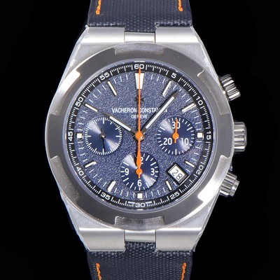 SA급 바쉐런콘스탄틴 남성용 오버시즈 크로노그래프 42mm 오토매틱 5500S  그레이다이얼 vac9115 xx