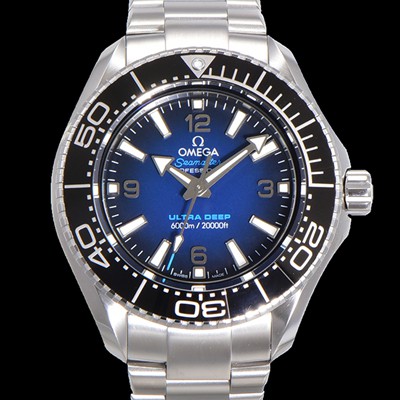 SA급 오메가 남성용 딥다이버신상 시마스터 6000M 울트라 딥 티타늄 45mm 블랙다이얼 omg91531 xx