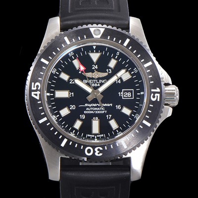 SA급 브라이틀링 남성용 슈퍼오션 스페셜 오토매틱 ETA2824-2 44mm 러버우레탄 블랙다이얼 bre6248 xx