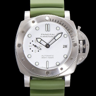 SA급 파네라이 남성용 서브머시블 PAM01226 오토매틱 Cal P. 900 타입 44mm 우레탄 화이트다이얼 pan6262 xx