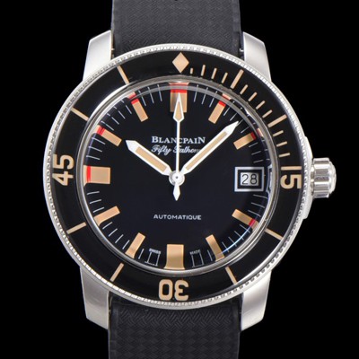 SA급 블랑팡 남성용 1:1수제공정형 피프티패덤스 오토매틱 ETA2836-2 타입 45mm 우레탄줄 세라믹 블랙다이얼  bla80792 xx