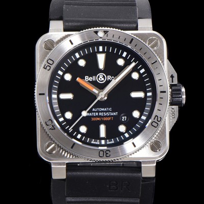 SA급 벨엔로즈 남성용 BR03-92 다이버 스틸 오토매틱 ETA2836-2 타입 42mm 우레탄줄 블랙다이얼 bel84497 xx