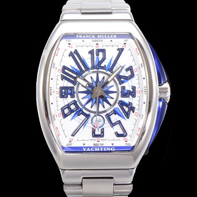 SA급 프랭크뮬러 남성용 뱅가드 오토매틱 ETA2824 타입 45mm 메탈줄 화이트다이얼 fra8242 xx