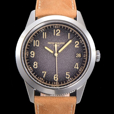 SA급 파택필립 남성용 칼라트라바 Ref.5226G-001 오토매틱 Cal.26-330 S C 타입 40mm 가죽줄 틱스처드 그레이다이얼 pat78242 xx