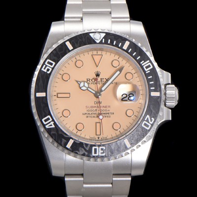 SA급 로렉스 남성용 신형 케이스 업그레이드 러스털러스 스틸 재질 !서브마리너 오토매틱 Cal.3135 40mm  카본 베젤 메탈줄 핑크 골드다이얼 rol49206 xx