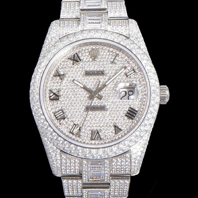 SA급 로렉스 남성용 수제공정형 다이아 튜닝 데이져스트 오토매틱 ETA 2824-2 41mm 보석다이얼 rol69264 xx