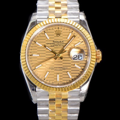 SA급 로렉스 남성용 904L스틸!! 2023신형 데이져스트 36mm II M126233-0039 !! 18K 옐로골드 골드다이얼 브레이슬릿 신형 Cal.3235 오토매틱 무브먼트 ROL29321 xx