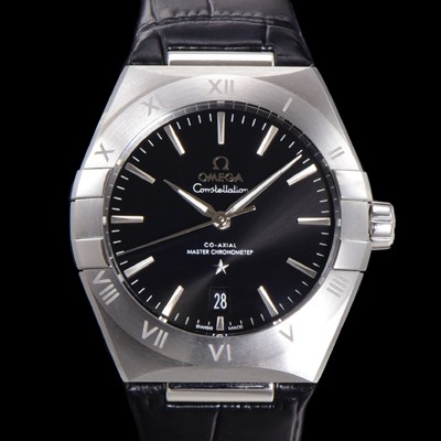 SA급 오메가 남성용 1:1수제공정! 무브UP 컨스틸레이션 코-엑시얼 마스터 오토매틱 Cal.8900타입 41mm  가죽/우레탄 믹스 그레이다이얼  omg44298 xx