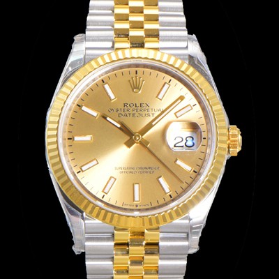 SA급 로렉스 남성용 904L스틸!! 2023신형 데이져스트 36mm II m126233-0015 !! 18K 옐로골드 골드다이얼 브레이슬릿 신형 Cal.3235 오토매틱 무브먼트 ROL29323 xx