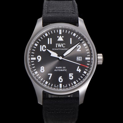 SA급 아이더블유씨 남성용 파일럿 마크20 파트루이유 IW328209 오토매틱 9015 타입 40mm 티타늄소재 나토천/나일론 줄 그레이 다이얼 iwc4071 xx