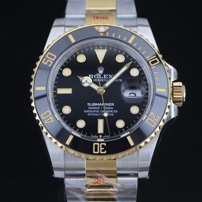 SA급 로렉스 남성용 신형 서브마리너 m126613ln 18k옐로우골드 도금 콤비 41mm 블랙 다이얼 Cal.3235 오토매틱 무브먼트 ROL91914 xx