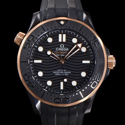 SA급 오메가 남성용 1:1수제공정형 씨마스터 다이버 300M 210.62.44.20.01.001 코-액시얼 마스터 Cal.8806 크로노메터 43.5mm 세라믹 제질 블랙다이얼 OMG20173 xx