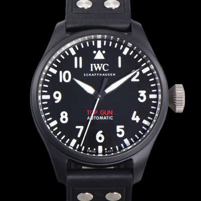 SA급 아이더블유씨 남성용 파일럿 IW329801 오토매틱 43.8mm 세라믹재질 우레탄 러버스트랩 블랙 다이얼 iwc29051 xx