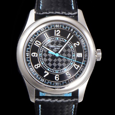 SA급 파택필립 남성용 칼라트라바 Ref.6007G-011 오토매틱 Cal.324 타입 40mm 가죽줄 블랙다이얼 pat78243 xx