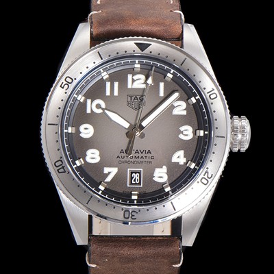 SA급 태그호이어 남성용 오타비아 WBE5114 베스트에디션 오토매틱 42미리 가죽줄 그레이다이얼 TAG73876 xx