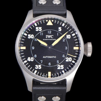 SA급 아이더블유씨 남성용 빅 파일럿 워치 IW329701 티타늄 43mm 오토매틱 9015 타입 러버스트랩 블랙다이얼 iwc39267 xx