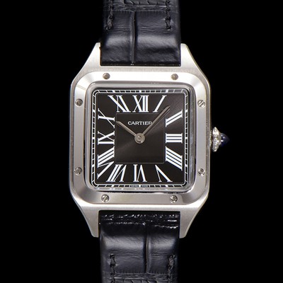 SA급 까르띠에 여성용 산토스 W2SA0015 쿼츠 38mm S 사이즈 블랙 다이얼 car69331 xx