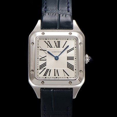 SA급 까르띠에 여성용 산토스 WSSA0023 쿼츠 38mm S 사이즈 화이트 다이얼 car69330 xx