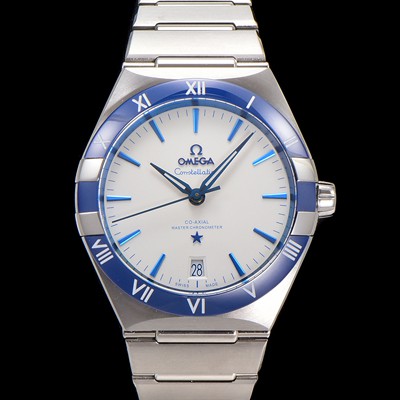 SA급 오메가 남성용 1:1수제공정! 131.30.41.21.04.001 무브UP 컨스틸레이션 코-엑시얼 마스터 오토매틱 Cal.8900타입 41mm  메탈줄 화이트 다이얼 omg20176 xx