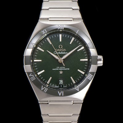 SA급 오메가 남성용 1:1수제공정! 131.30.41.21.99.002 무브UP 컨스틸레이션 코-엑시얼 마스터 오토매틱 Cal.8900타입 41mm  메탈줄 그린 다이얼 omg20178 xx