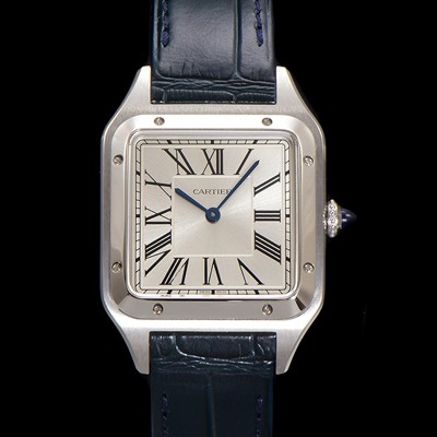 SA급 까르띠에 남여공용 산토스 WSSA0022 쿼츠 43.5mm M 사이즈 화이트 다이얼 car69326 xx