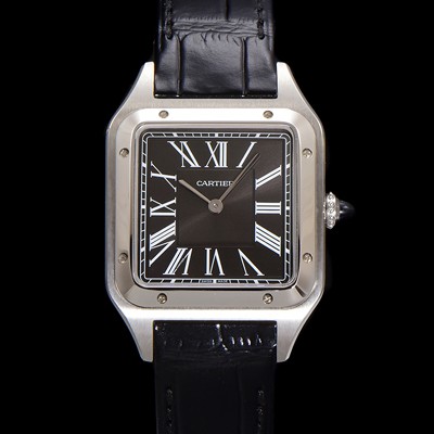 SA급 까르띠에 남여공용 산토스 W2SA0015 쿼츠 43.5mm M 사이즈 블랙 다이얼 car69327 xx