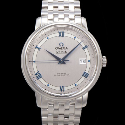 SA급 오메가 남성용 드빌 프레스티지 424.10.40.20.02.001 오토매틱 Cal.8800타입 39.5mm 메탈줄 실버 다이얼 omg20194 xx