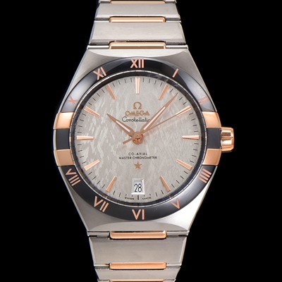 SA급 오메가 남성용 1:1수제공정! 131.23.41.21.06.001 무브UP 컨스틸레이션 코-엑시얼 마스터 오토매틱 Cal.8900타입 41mm 18K 로즈골드 메탈줄 그레이 다이얼 omg20184 xx