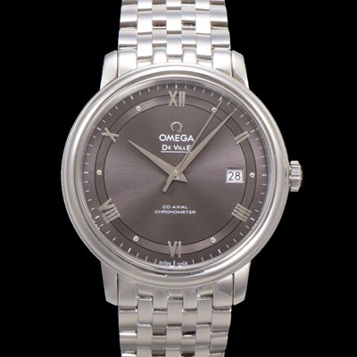 SA급 오메가 남성용 드빌 프레스티지 424.10.40.20.06.001 오토매틱 Cal.8800타입 39.5mm 메탈줄 그레이 다이얼 omg20195 xx