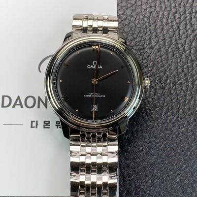 SA급 오메가 남성용 드빌 프레스티지 434.10.40.20.01.001 오토매틱 Cal.8800타입 40mm 메탈줄 블랙 다이얼 omg20212 xx