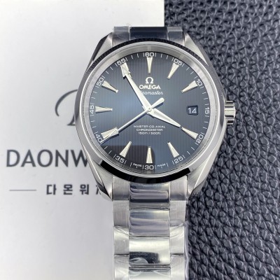 SA급 오메가 남성용 베스트셀링 씨마스터 231.10.42.21.01.003 아쿠아테라 150M 마스터 코-액시얼 41.5mm 크로노미터 블랙 다이얼 오토매틱 무브먼트 omg20221 xx