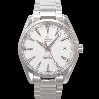 SA급 오메가 남성용 씨마스터 231.10.42.21.02.003 아쿠아테라 마스터 150M 코-액시얼 41.5mm 실버 다이얼 오토매틱 무브먼트 omg20224 xx